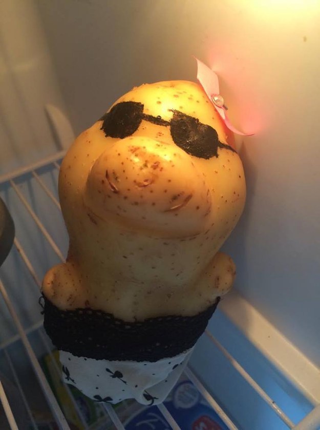 حبة بطاطس تتحول إلى نجمة على مواقع التواصل الاجتماعي 