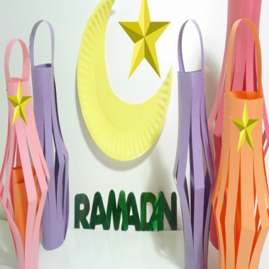 أفكار لصناعة زينة رمضان مع أطفالك