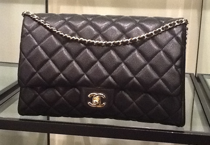 Chanel-Black-New-Clutch-Caviar-Bag-fall-2012