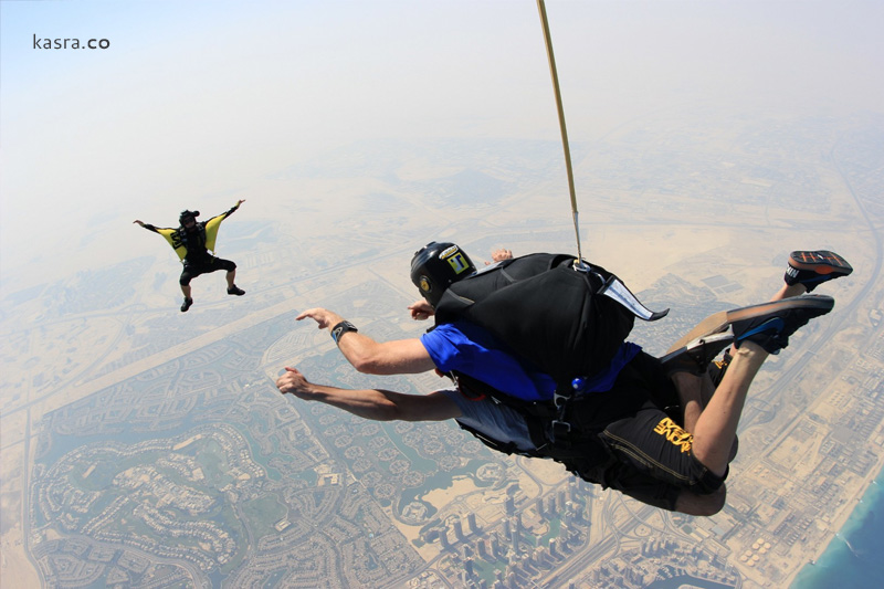 Skydive Dubai camera man