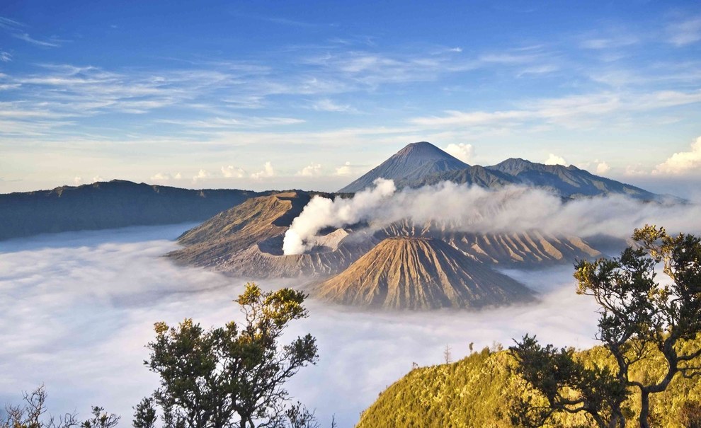 Bromo Volcano in East Java, Indonesia