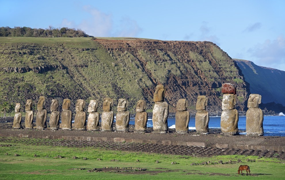 Easter Island in Isla de Pascua, Chile