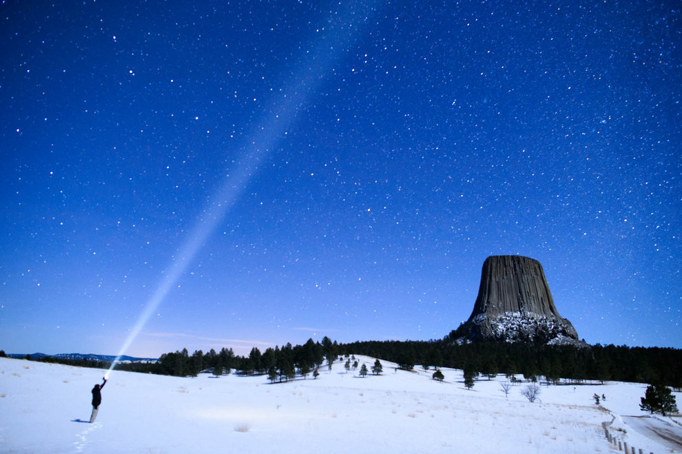 Devil's Tower in Wyoming, United States