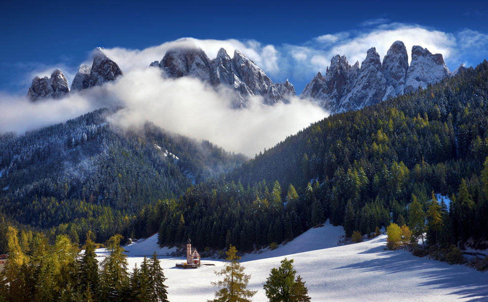 Villnöß in South Tyrol, northern Italy