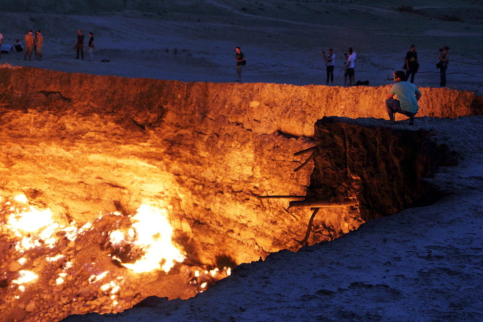 Door to Hell in Derweze, Ahal Province, Turkmenistan