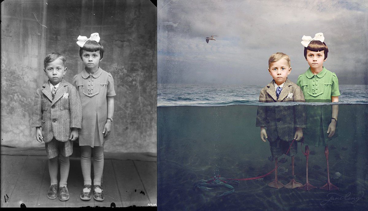 jane-long-colorizes-old-photos-and-adds-a-surreal-twist-to-them-10