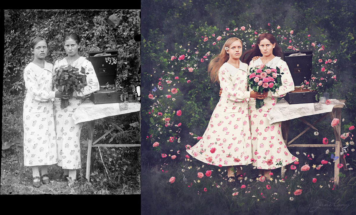 jane-long-colorizes-old-photos-and-adds-a-surreal-twist-to-them-11