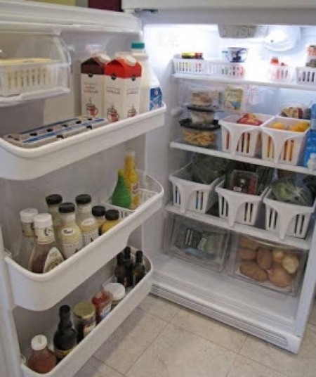 بالصور أفكار بسطية ورائعة لترتيب الثلاجة