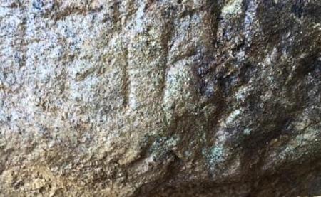 فيديو العثور على لغة مفقودة على لوح صخري مدفون
