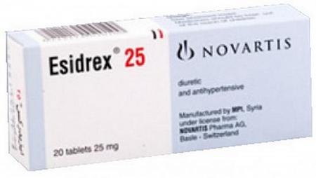 ازيدركس لعلاج امراض القلب والكلى Esidrex