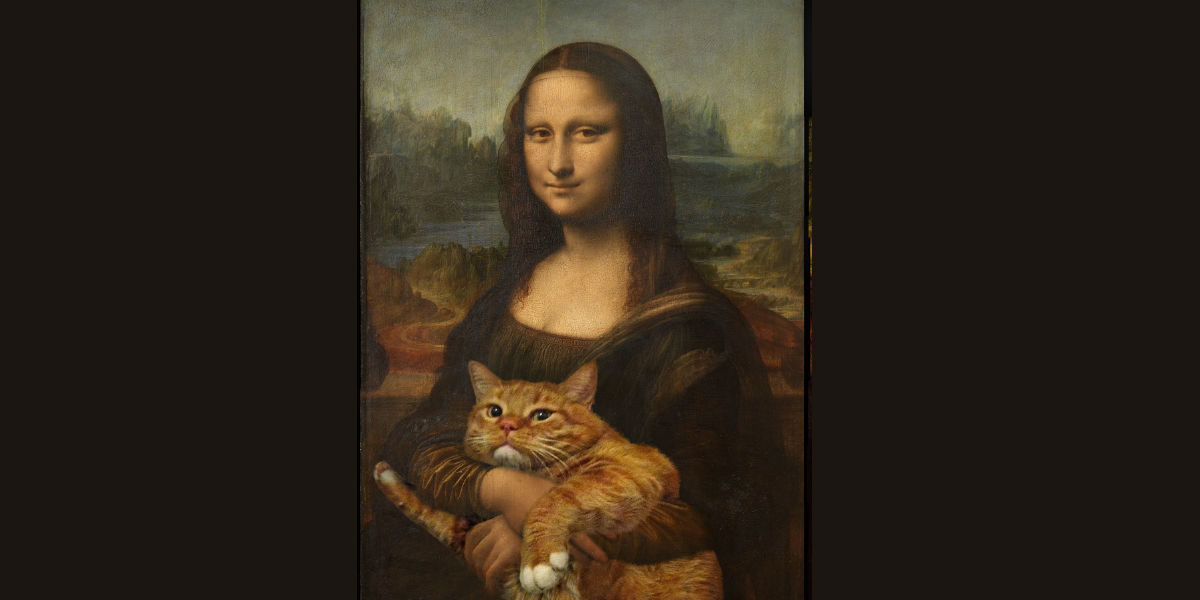 صور قطط سمينة تقتحم لوحات كلاسيكية