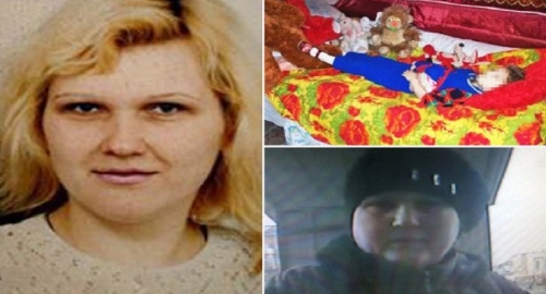 أوكرانية تقتل طفلتها بسبب الغيرة 