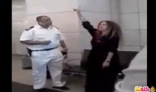أول فيديو لسيدة المطار ياسمين النرش و هي في سجن القناطر 