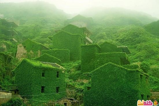قرية صينية مهجورة تملكتها الطبيعة 