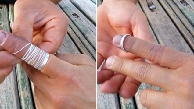 كيف تخلع خاتما عالقا من اصبعك 