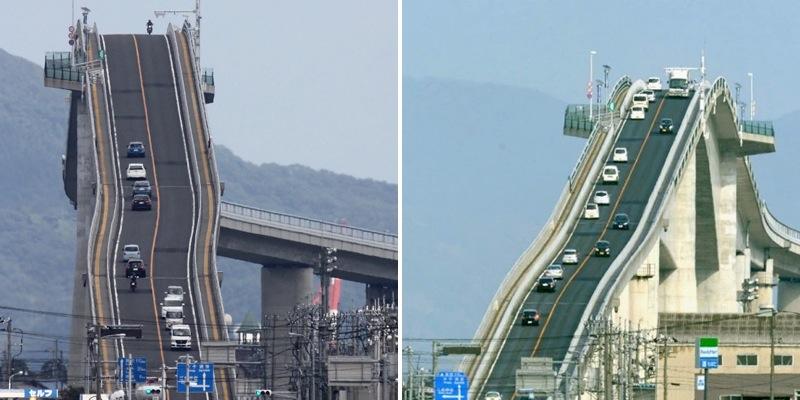 بالصور والفيديو شاهد معنا الجسر الأكثر رعباً في العالم ولا عجب أنه يقع في كوكب اليابان 