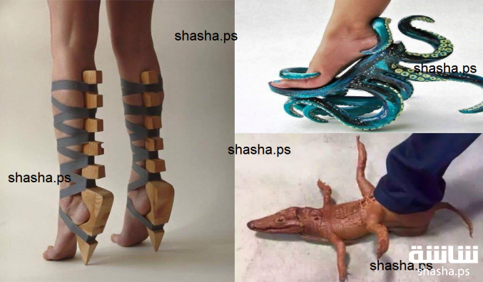 صور أحذية غريبة تشعل موقع فيسبوك 