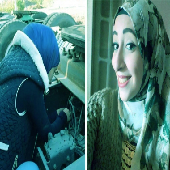 قصة مرشدة سياحية مصرية تركت عملها لتعمل كهربائي سيارات أحسن من مهنة تطلب خلع حجابي