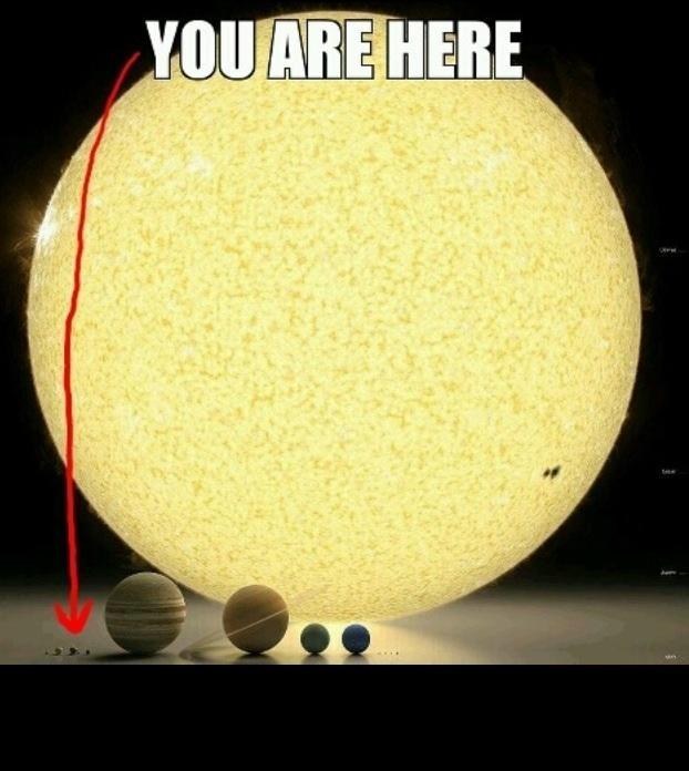 But that&#39;s nothing compared to our sun. Just remember: