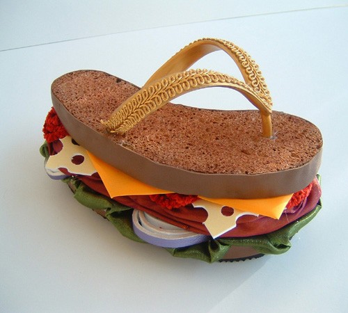 Sandwich-flip-flops