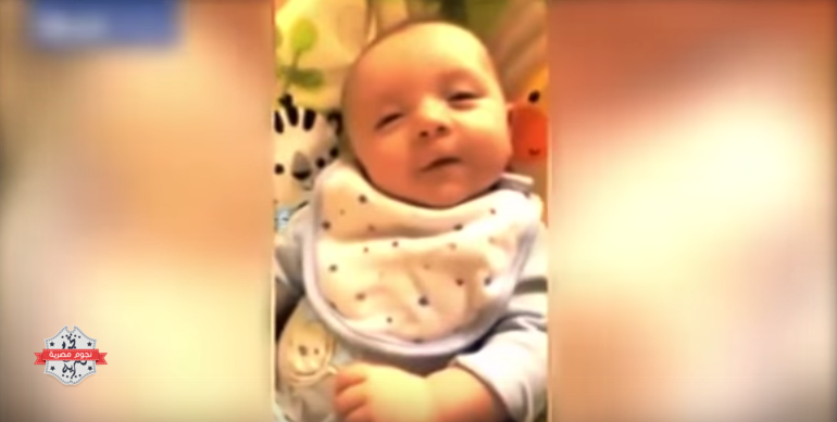 فيديو لطفل يتكلم و عمره لم يتعدى بضعة أسابيع شاهد العجب