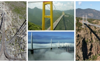 بالصور أخطر 5 جسور في العالم