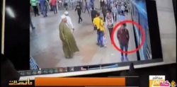 شاهد بالفيديو لحظة القبض على سارق هواتف من محطة مترو الشهداء
