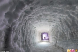 افتتاح أكبر كهف جليدي من صنع الانسان في أيسلندا روعه