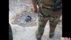 الجيش السوري يدفن شاب حياً ويموت