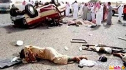 حادث تفحيط مروع ينهي حياة سعودي أمام شاحنة