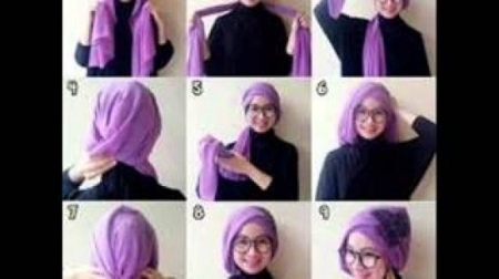  تعليم لفات حجاب سهلة وجديدة