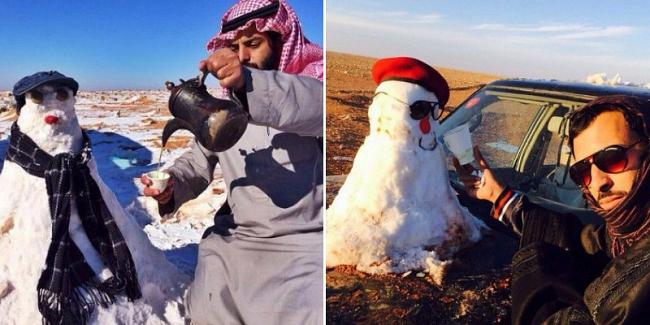 الثلج ندم إنه طاح السعودية 9 صور تثبتلك