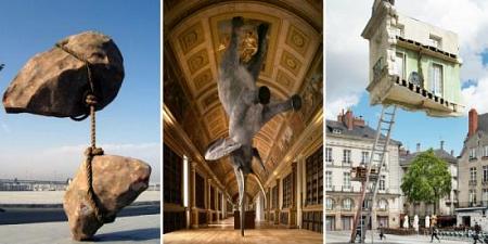 8 فنانين نجحوا في تحدي الجاذبية من خلال مجسمات رائعة شاهدها بالصور