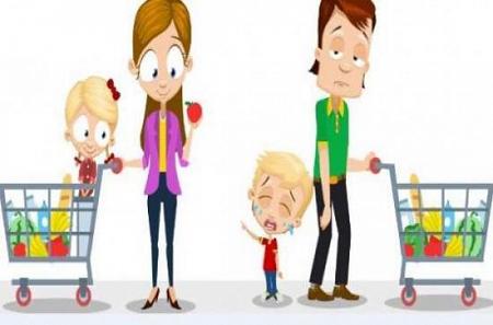12 فكرة لتفادي فضائح التسوق مع طفلك في السوبرماركت