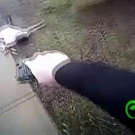 بالفيديو لحظة إطلاق شرطي النار على امرأة