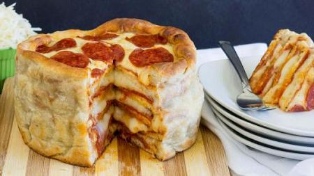 بالصور طريقة عمل كيك البيتزا