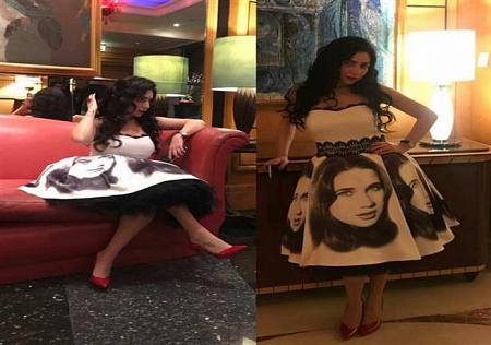 بالصور فستان مي عز الدين يثير تساؤل جمهورها