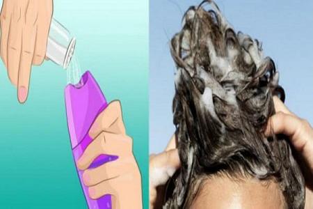 ضعي الملح في الشامبو قبل الاستحمام هذه الحيلة البسيطة ستحل واحدة من أكبر مشاكل شعرك 
