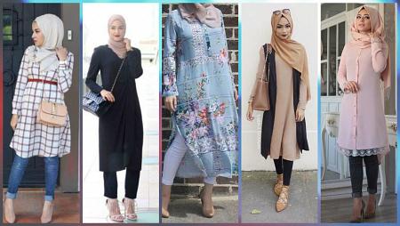 افكار ازاي تلبسي ال Shirt Dress مع الحجاب