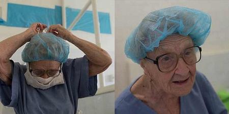 بالفيديو.. فى الـ 88 من عمرها و لازالت تجري الجراحات!