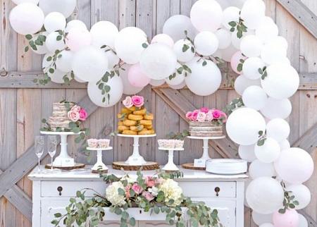 10 أفكار لاستخدام البالون في ديكورات حفل الزفاف