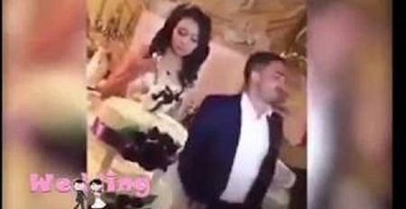 بالفيديو صدمة عروس بعد تصرف غريب ومحرج من العريس