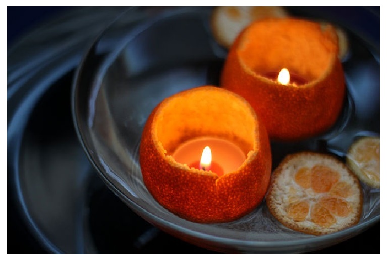 بالفيديو طريقة تحضير شمعة البرتقال لأروع جو رومانسى و تعطير المنزل