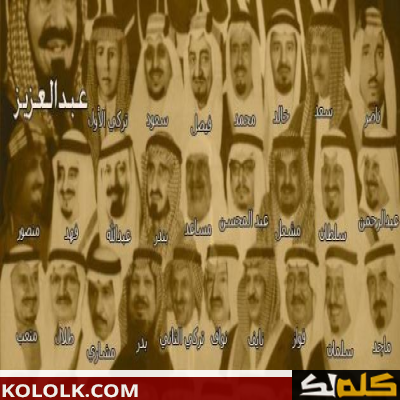 كم هو عدد ابناء الملك عبد العزيز