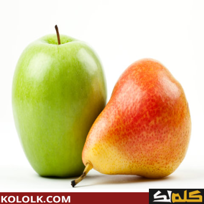 شكل الجسم: الإجاصة ليس احسن وأفضل  صحة من التفاحة
