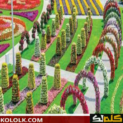 اين تقع وتوجد حديقة الزهور في دبي