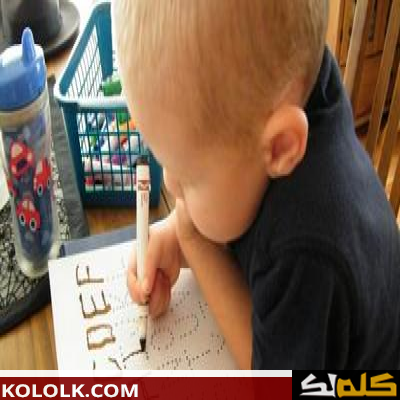 كيف أعلم طفلي كتابة الحروف العربية