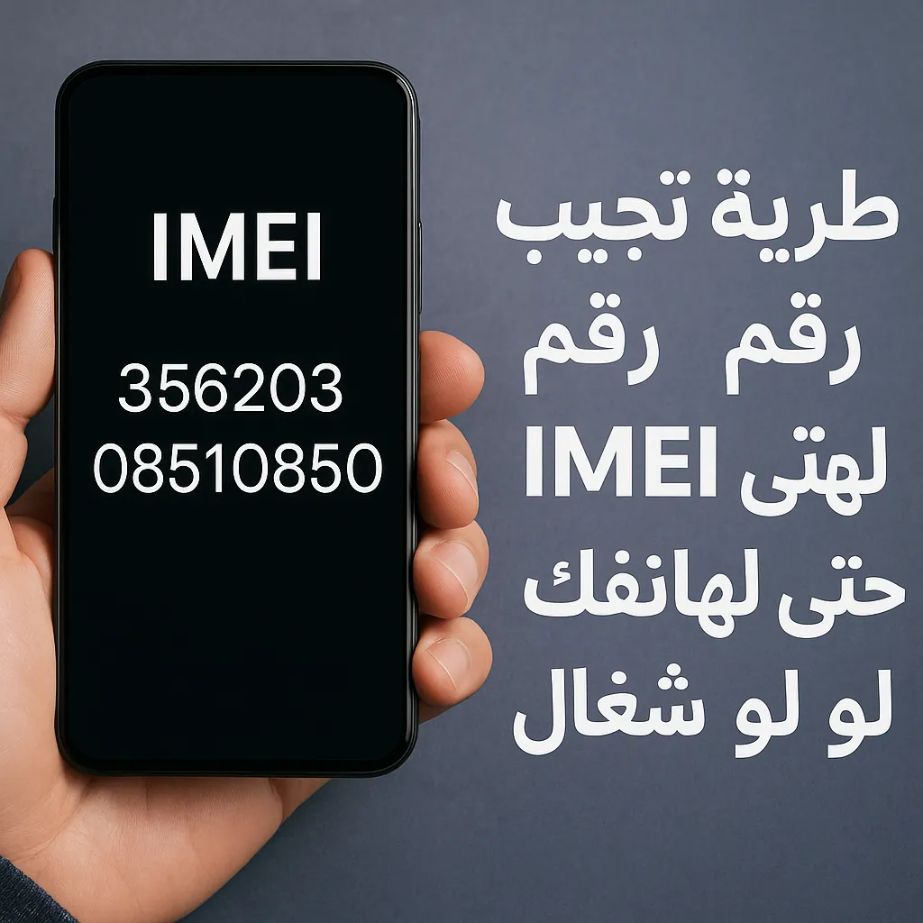 طريقة تجيب بيها رقم IMEI