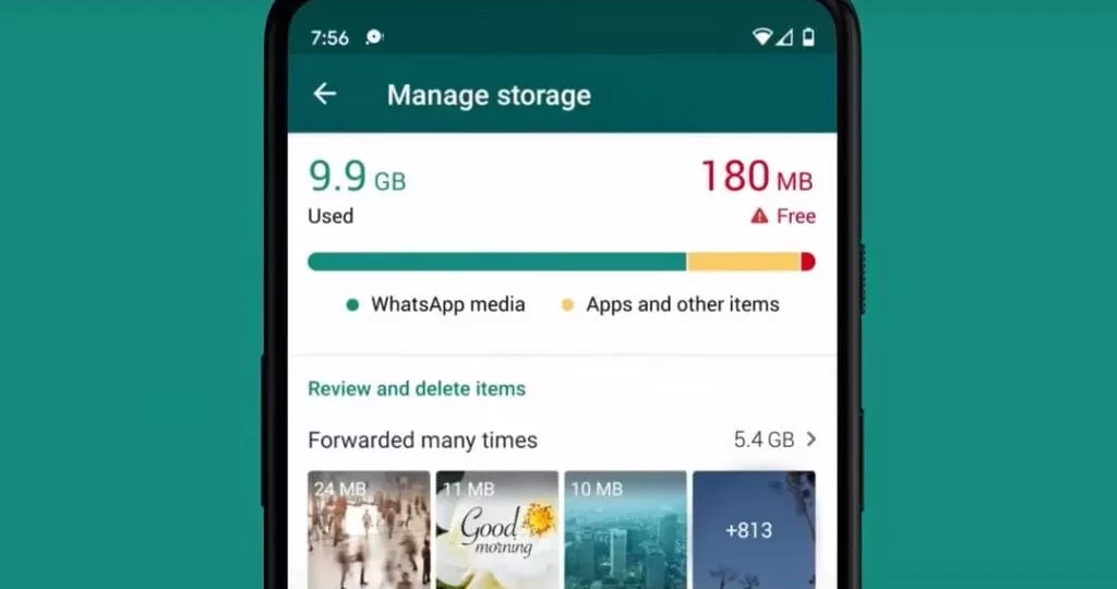 كيف تُنظف مساحة واتساب دون حذف المحادثات؟ الميزة التي غيّرت إدارة التخزين 1 WhatsApp added manage storage tool 1024x609 1