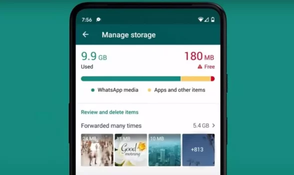 كيف تُنظف مساحة واتساب دون حذف المحادثات؟ الميزة التي غيّرت إدارة التخزين 4 WhatsApp added manage storage tool 1024x609 1